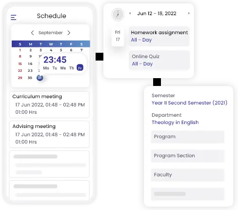 Class scheduling software