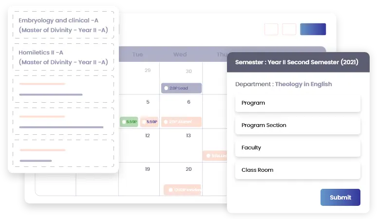 Flexible scheduling platform 