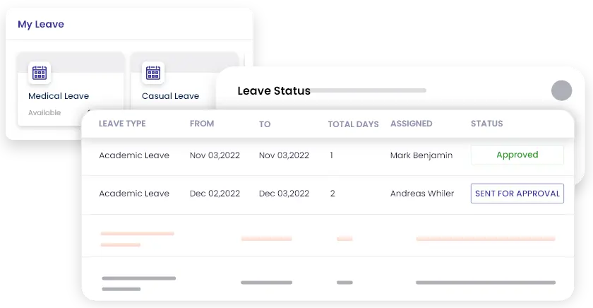 Stress-free leave management