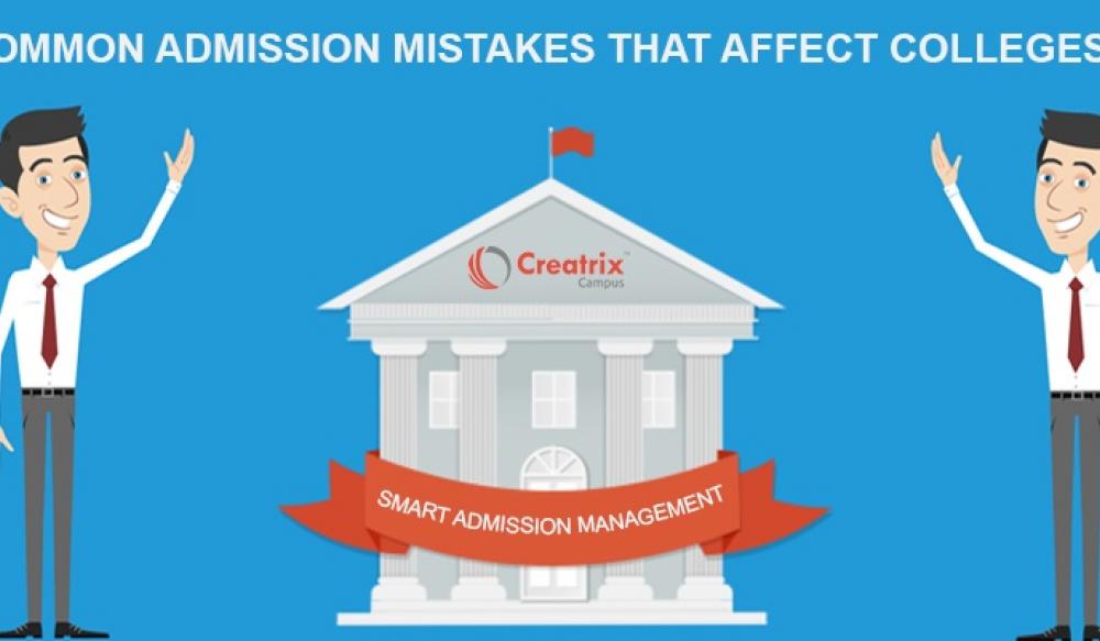 Admission mistakes